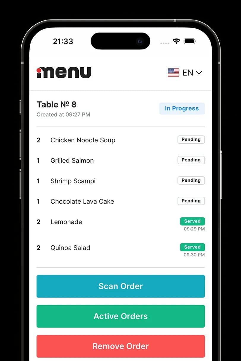 Digital Menu Scanner