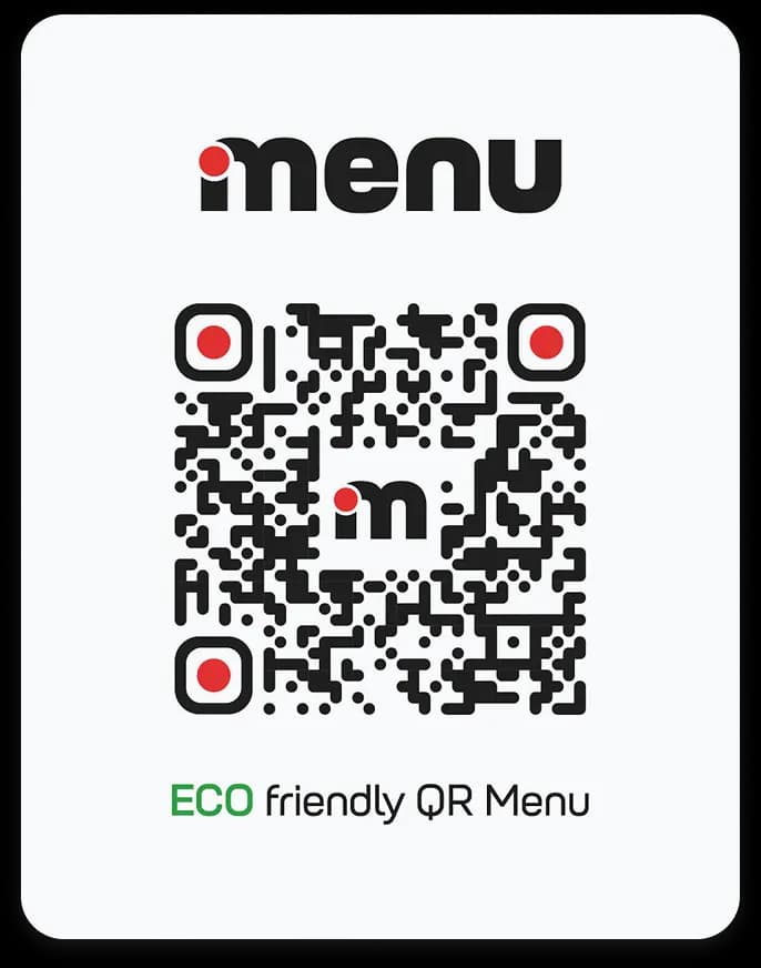 Scan QR code for Digital Menu