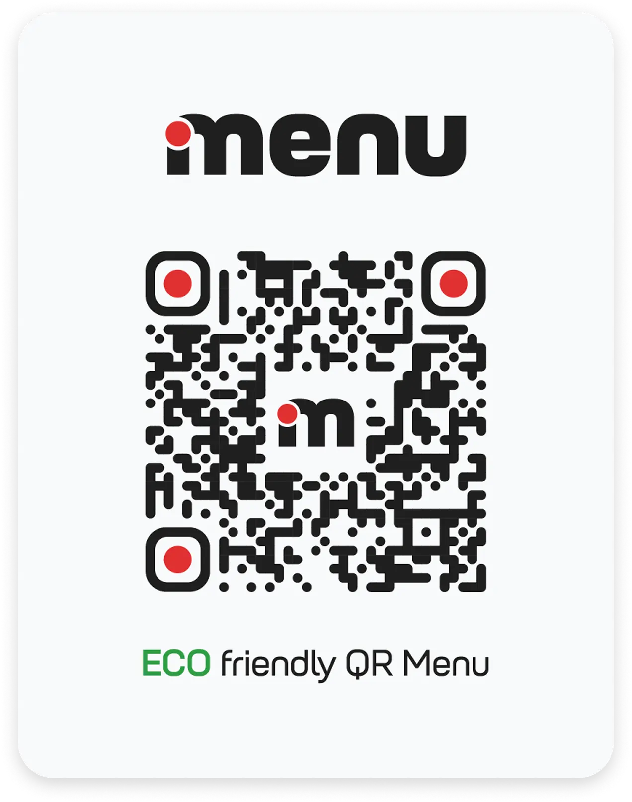 iMenu QR Sticker
